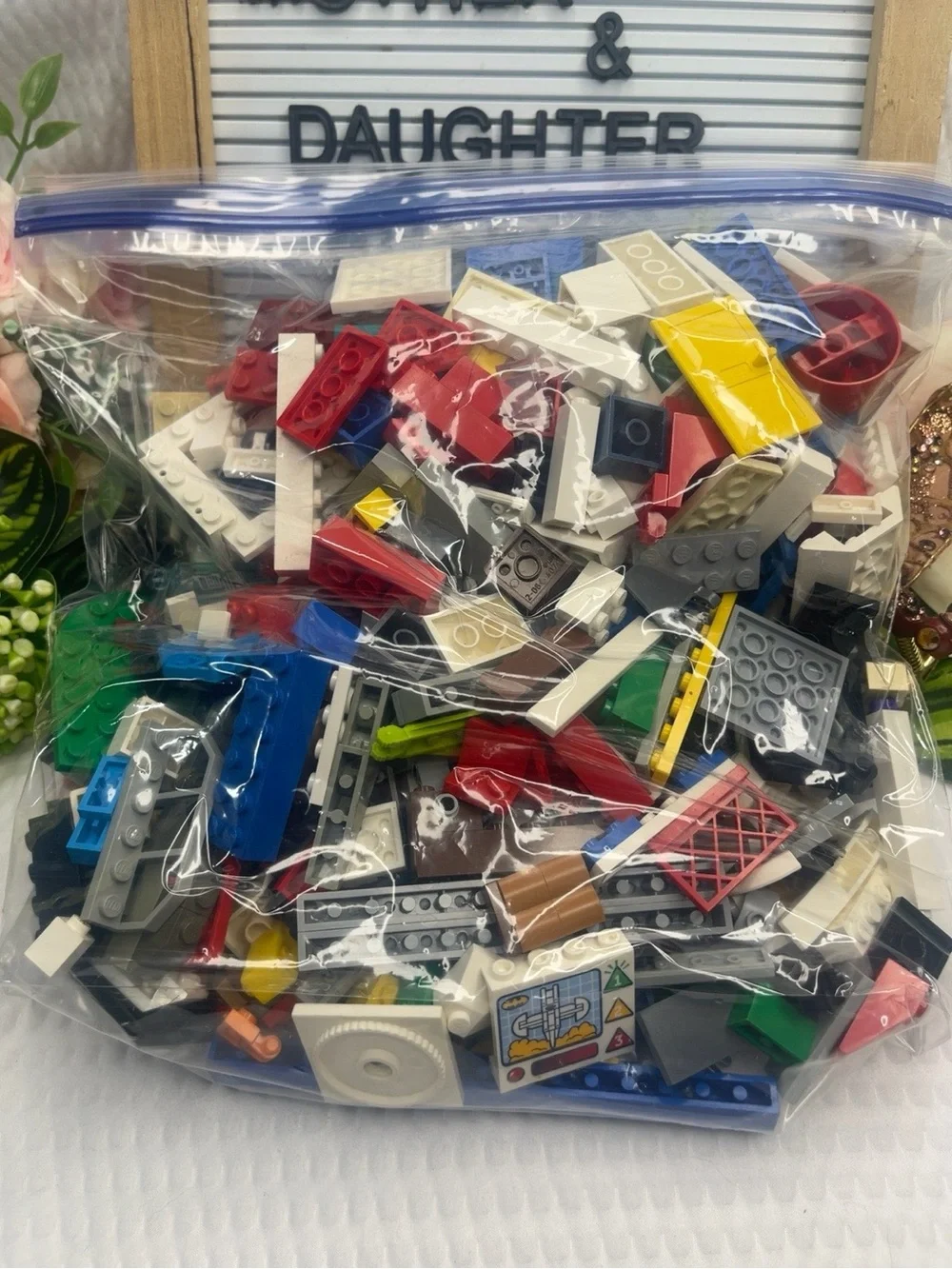 LEGO Mixed Parts Lot 1.5 lbs Bulk Bricks Plates Pieces Genuine - Picture 1 of 5